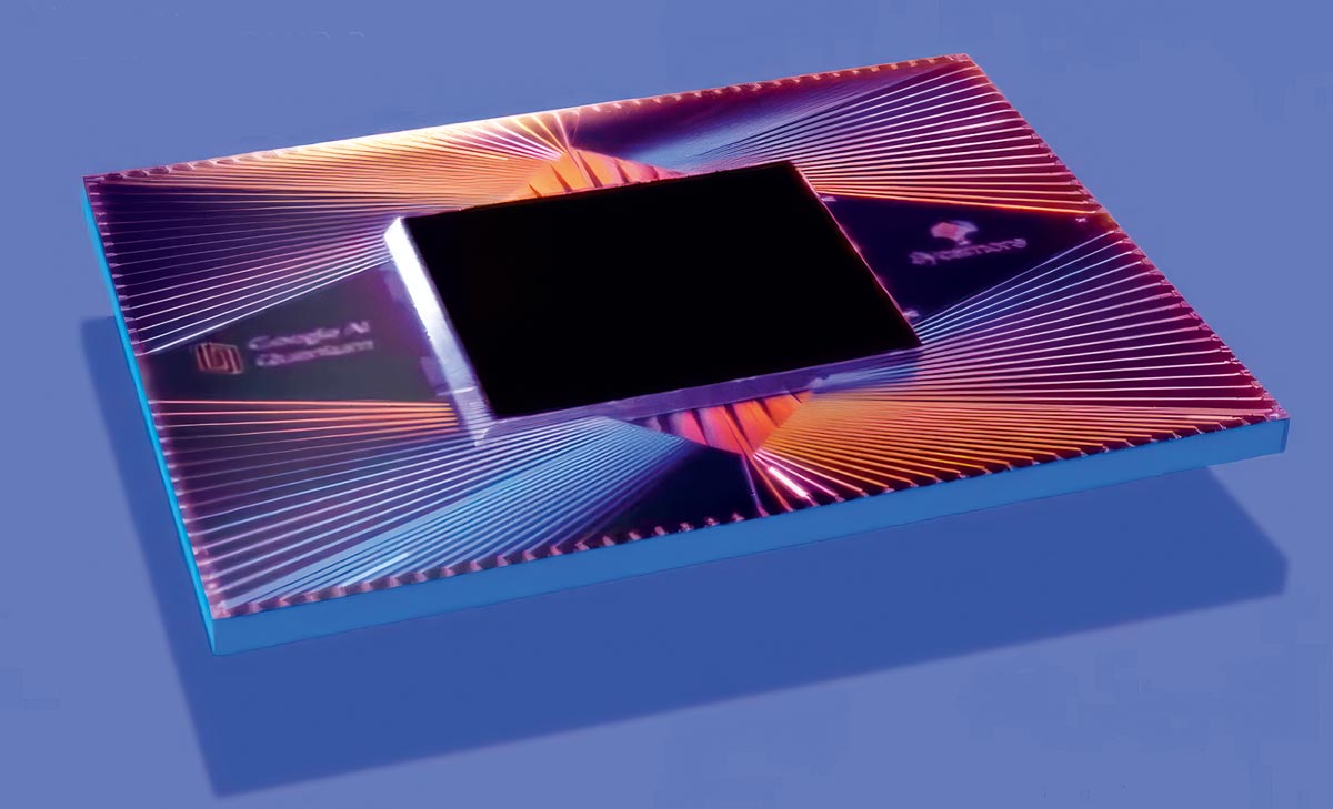 Процессор Sycamore. Источник: Demonstrating Quantum Supremacy / Google / Youtube