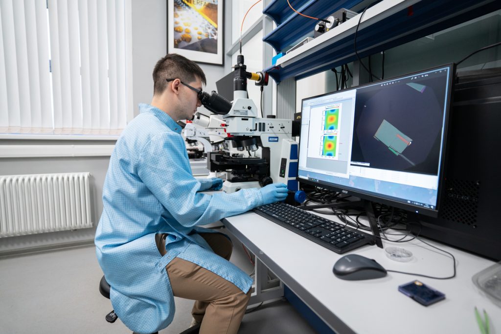 Николай Пак, аспирант лаборатории нанооптики и плазмоники, Центр фотоники и двумерных материалов МФТИ. Фото: Анастасия Максименко