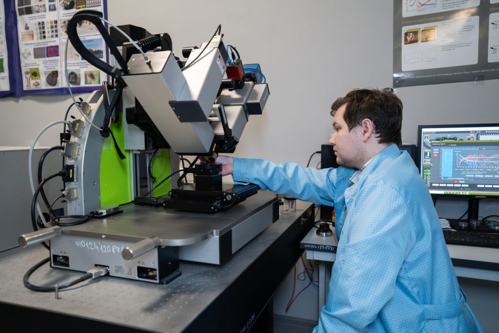 Михаил Татмышевский, аспирант, Центр фотоники и двумерных материалов МФТИ. Фото: Анастасия Максименко